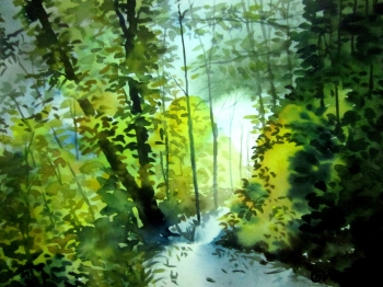  painting titled Path