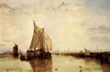  painting titled Boat in Rotterdam