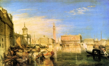  painting titled Bridge of Sighs, Ducal Palace and Custom-House, Venice