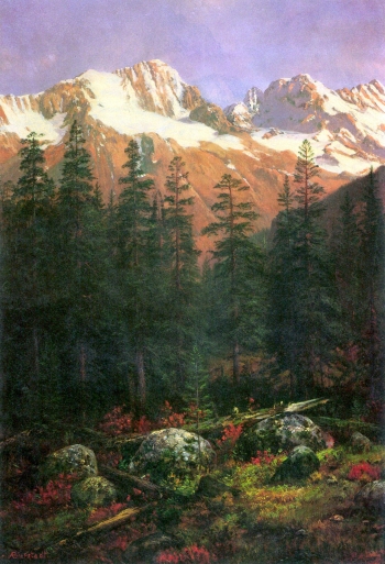  painting titled Canadian Rockies