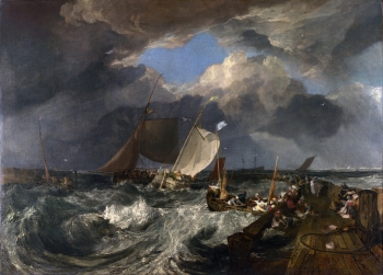  painting titled Calais Pier
