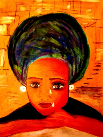  painting titled Africana