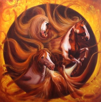 Oil on Canvas painting titled Aspiration