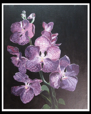  painting titled flower
