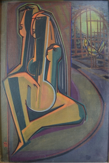  painting titled Jeevann Veena (The Lyre of Life)