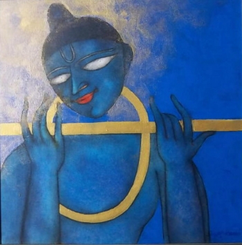  painting titled The Golden Flute