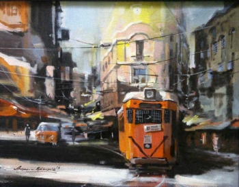  painting titled Glorious Kolkata IV