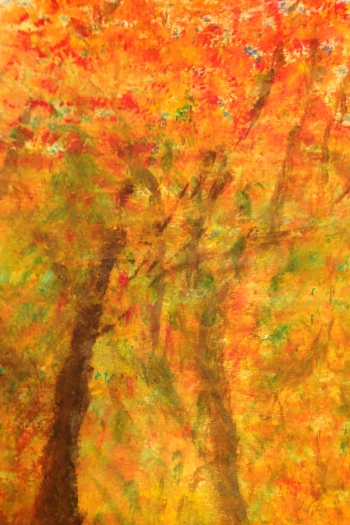 Watercolor on Paper painting titled Impression of Fall