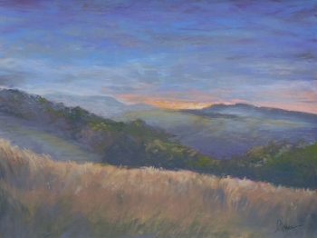  painting titled June Sunrise