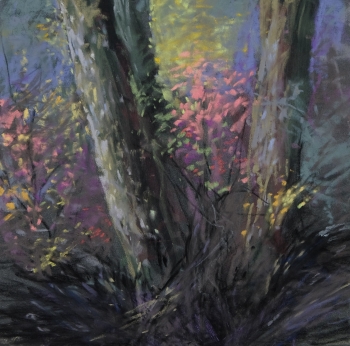  painting titled Woods Edge