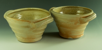 Porcelain-like Stoneware painting titled Wood Fired Chili/Chowder Bowls
