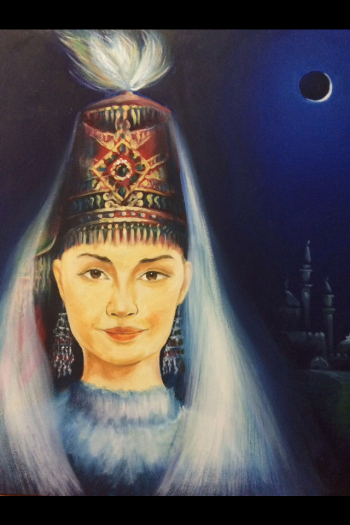  painting titled Oriental Beuty